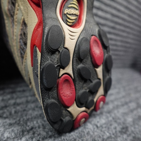 Asolo Shoes Womens 6.5 Blue Tan Red Switch Trail Running Outdoor Camping Hiking - Picture 9 of 14